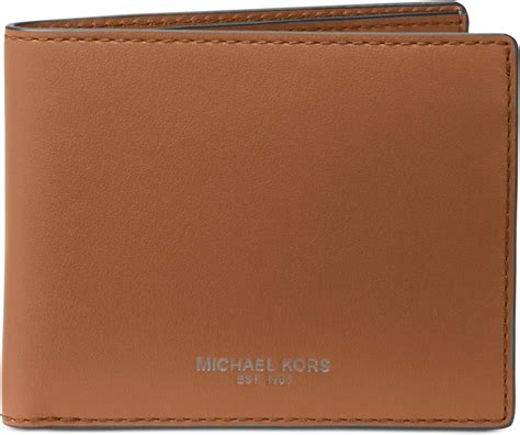 Michael Kors Mens Odin Bifold Wallet, Brown, One Size